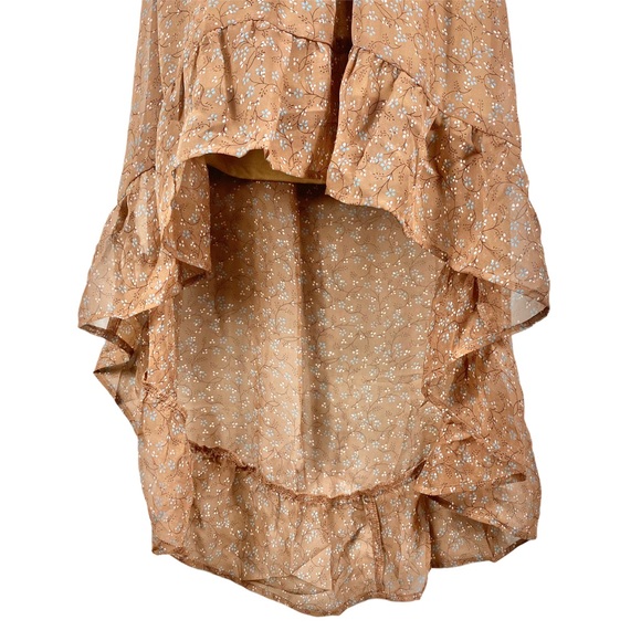 Cozy Casual Hi-Low Floral Dress - Picture 4 of 9